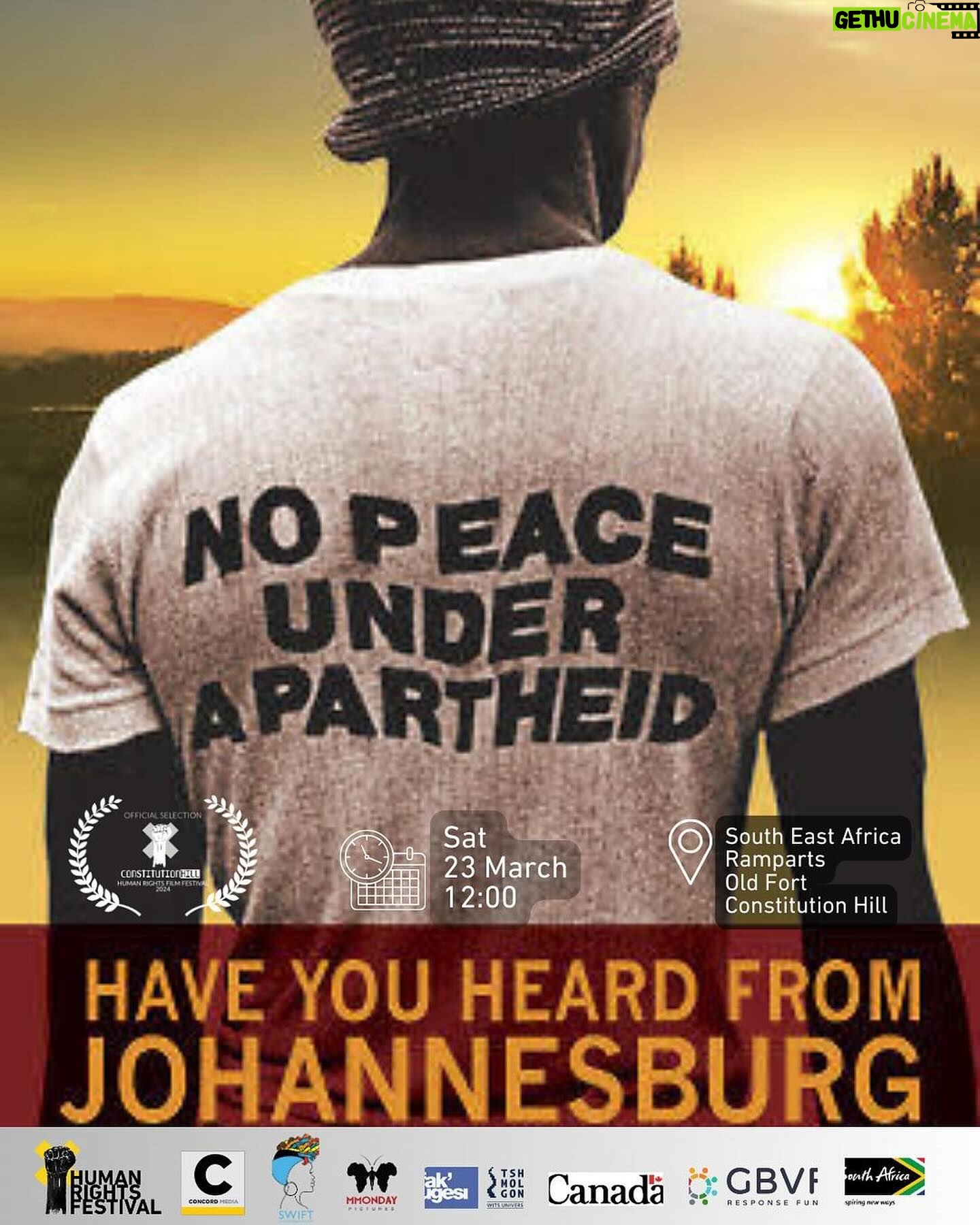 Mmabatho Montsho Instagram - 🔥 You’re Invited - to the magical Human Rights Film Festival - FREE ENTRY! It’s the final day of the Human Rights Festival and you’re invited. 🔥 7 films screening today to bring you thought provoking experiences, insightful ideas and new knowledge! This is the world we live in as a reflection of our historical journeys and how we got here. Don’t miss out on the final day of our electrifying FILM FESTIVAL! Grab your popcorn, buckle up, and join us for a whirlwind of captivating stories that will leave you on the edge of your seat! #FilmFestivalFOMO Screening details: When: 23 March Time: 10am - 18:30pm Where: Constitution Hill, South East Rampart, Old Fort 🩵 We’re excited to host you. 🔥 #constitutionhill #humanrightsactivist #filmfestivalseason #humanrights #storiesthatmatter