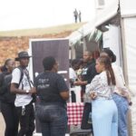Mmabatho Montsho Instagram - In between Screenings The Human Rights Film Festival audience is rich in diversity, social conversations and cultural awareness and entertainment. 📸 | @toeka_productions #constitutionhill #humanrightsactivist #filmfestivalseason #humanrights #storiesthatmatter
