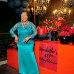 Mmabatho Montsho Instagram - Wrapping Libra Season celebrations 🎈Thank you to my family for a beautiful and unexpected “surprise” dinner party, and a memorable time together ❤️🖤❤️🖤 (P.S. Thanks all for the wishes. My bday was last week 🙏🏾)