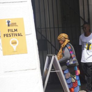 Mmabatho Montsho Instagram - In between Screenings The Human Rights Film Festival audience is rich in diversity, social conversations and cultural awareness and entertainment. 📸 | @toeka_productions #constitutionhill #humanrightsactivist #filmfestivalseason #humanrights #storiesthatmatter