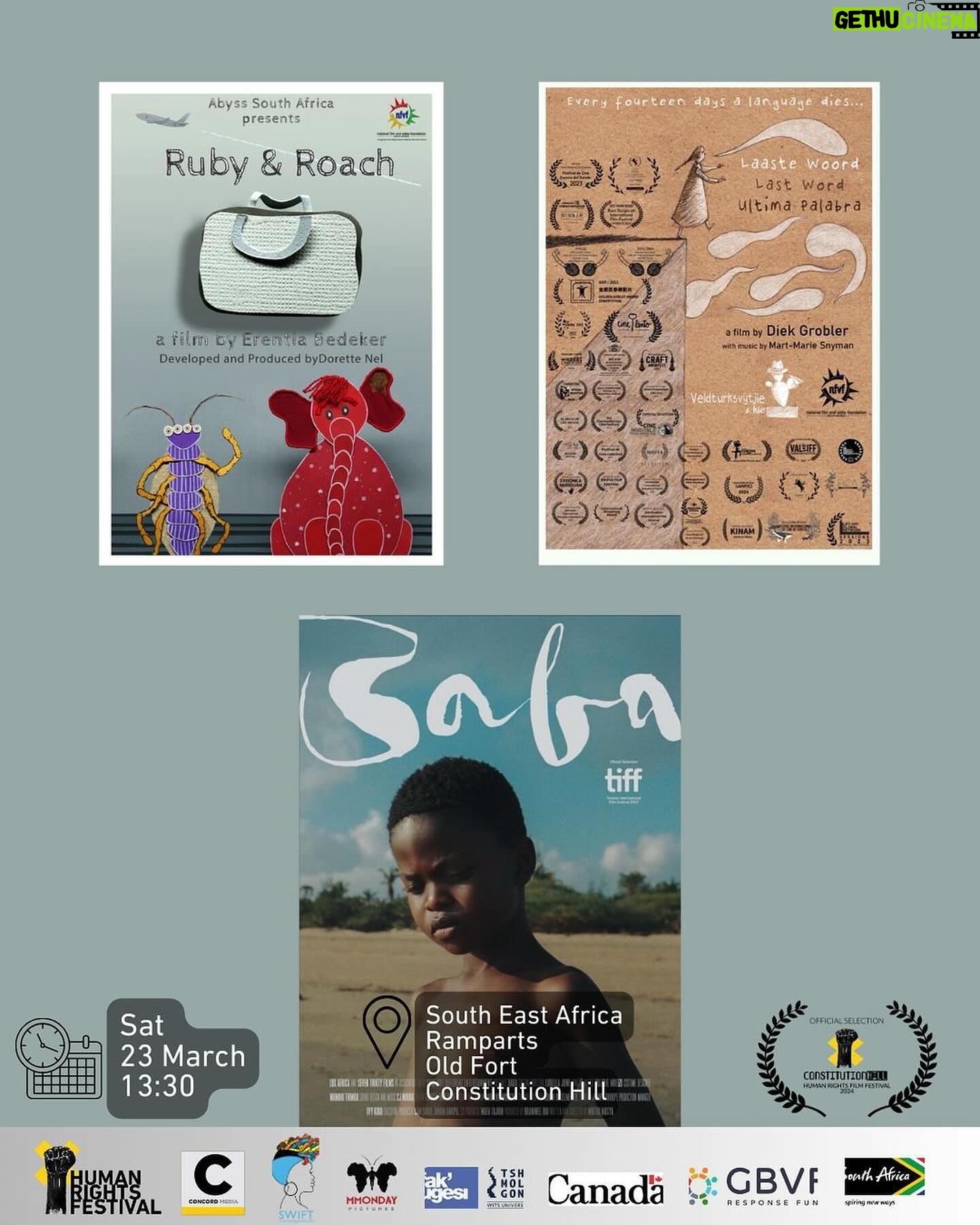 Mmabatho Montsho Instagram - 🔥 You’re Invited - to the magical Human Rights Film Festival - FREE ENTRY! It’s the final day of the Human Rights Festival and you’re invited. 🔥 7 films screening today to bring you thought provoking experiences, insightful ideas and new knowledge! This is the world we live in as a reflection of our historical journeys and how we got here. Don’t miss out on the final day of our electrifying FILM FESTIVAL! Grab your popcorn, buckle up, and join us for a whirlwind of captivating stories that will leave you on the edge of your seat! #FilmFestivalFOMO Screening details: When: 23 March Time: 10am - 18:30pm Where: Constitution Hill, South East Rampart, Old Fort 🩵 We’re excited to host you. 🔥 #constitutionhill #humanrightsactivist #filmfestivalseason #humanrights #storiesthatmatter