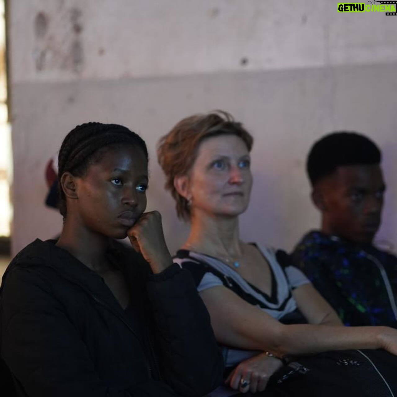 Mmabatho Montsho Instagram - In between screenings. Left: Film Festival curator @montshotheblack Middle: @vincentmoloi director of ‘Skull of my People’ Far right: SWIFT Board Member 📸 | @toeka_productions #constitutionhill #humanrightsactivist #filmfestivalseason #humanrights #storiesthatmatter