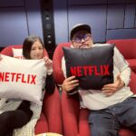 Moemi Katayama Instagram - 🎬🍿 Netflix シティーハンターの試写に行ったら たまたま阿見201さんと一緒でした✨ Netflixの試写室 憧れの大型ホームシアターのようなところで リラックスして観れて 楽しかった！ シティーハンターは 4月25日 Netflix独占配信開始！ ぜひご覧ください そして感想をぜひぜひ 教えてください♡ #netflix #cityhunter #映画シティーハンター #シティーハンター #阿見201 さん　#moemikatayama