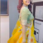 Mokksha Instagram - Just before the shot ,film Ramam Raghavam ,upcoming Tamil ,Telugu bilingual film.. Film by @yoursdhanraj @slatepencil_stories production Costume designed and styled by @madhumithasivabalaji Captured , makeup by @our_brush_your_beauty #mokksha #born #queen #lehengalove #tamil #film #upcoming #ethnic