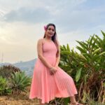 Mokksha Instagram – Being the Cinderella of my own wonderland 👗🥰🤲🏻
Captured by @frosh.ambitious 
Makeup n hair by @bercy_alex 
#mokksha #born #queen #kodaikanal #love #hills #nature #lover #tamil #film #shoot #time