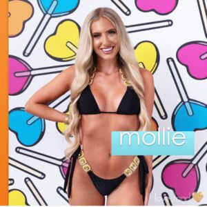 Mollie Salmon Instagram - Coming in with a bang! Our island girl Mollie is on her way to the villa to cause some heat 🔥🌴#loveisland2022
