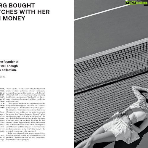 Molly Cranna - 338 Likes - Print is not 100% dead! @emilyoberg for Hodinkee Mag Vol 10 // words by @norataylorllc // thanks to @lisaglisag @hodinkee // love editorial work so much 💚