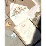 Molly Bernard Instagram – Working with Courtney at  @spindlesdesignco was truly one of the highlights of planning our wedding. Our invitations were gorgeous, meaningful, and appropriately filled with love for our dogs. She’s amazing, and is PURE JOY in human form 💕✨