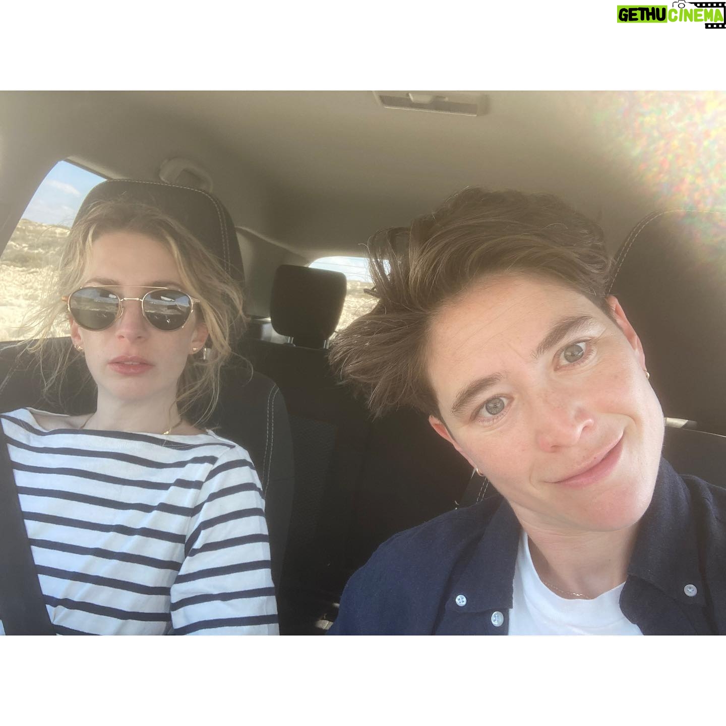 Molly Bernard Instagram - eyes wide shut on honeymoon in Greece