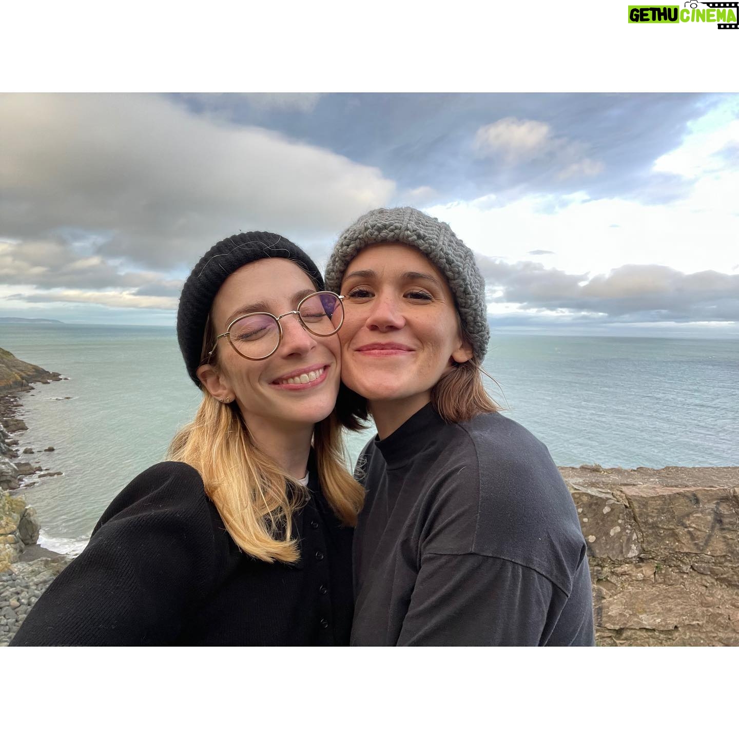Molly Bernard Instagram - Reunited after two years with my sweetie genius bff @kadatt on my honeymoon of course