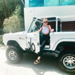 Molly Burnett Instagram - Thank you for having me @alo I will now be stealing this car! And all of your new swimsuits. And some of your sweatpants.. and that cute new teal sports bra y’all have 😍 KTHANKYOU 🖤🤍 #AloHouse