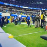 Molly Burnett Instagram – My first time at @sofistadium 🏟 Swipe to see me have an out of body experience 🥲🏈💙 Peep my intensity on the 4th slide. Don’t worry, I circled it for you so you don’t miss it. Football is life. And geaux @shelleyhennig you tha real MVP ⚜️