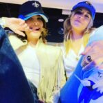 Molly Burnett Instagram – My first time at @sofistadium 🏟 Swipe to see me have an out of body experience 🥲🏈💙 Peep my intensity on the 4th slide. Don’t worry, I circled it for you so you don’t miss it. Football is life. And geaux @shelleyhennig you tha real MVP ⚜️