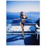 Molly Burnett Instagram - 📍Santorini 🇬🇷💙🥂