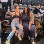 Molly Burnett Instagram - My birthday QUEEN!! Happiest of born days to my sweet beautiful powerful badass friend @theninaparker 🗣‼️‼️ What a night! 🏀 Just the beginning ♾️💖💖💖 Thank you so much to the homie JWill for hookin up this once in a life time 😩🙌