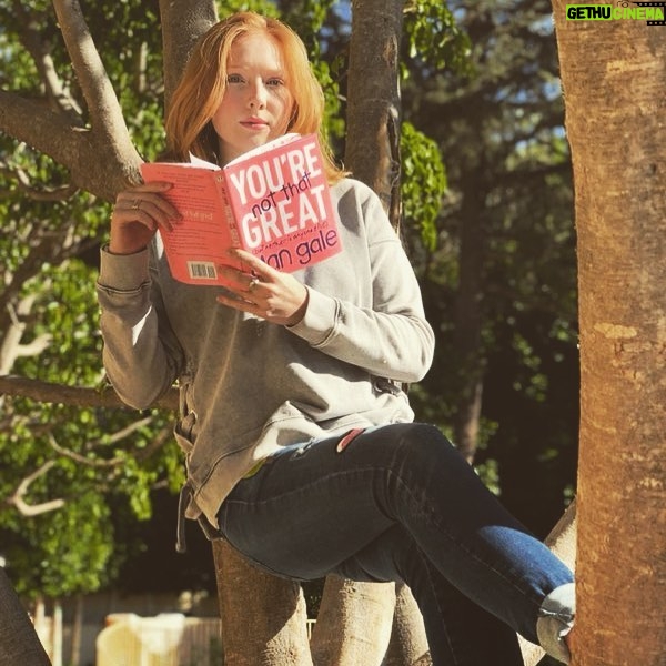 Molly C. Quinn Instagram - The first time I read “You’re Not That Great” it was hard to take. I was resistant and surprised by some of Elan’s ideas. I mean, this is my super sweet boyfriend who would do anything for me and holds me when I cry over not booking a job or spilling salad dressing on a new shirt. He’s a sweetheart. So when I finished reading “You’re Not That Great” feeling like I’d just been pushed into a cold plunge I didn’t want to take, and wanting to yell at whoever pushed me into it I was obviously a little angry, but then... I realized how refreshed, clear minded, and healthy I felt. It was weird. So I read it again and I understood it a little better. Me and this book are now on a journey. A journey of self improvement through honesty. Once you get over the punching “You’re Not That Great” gives to your ego, you realize those weren’t kill shots! They were “WAKE UP” punches! Wake up and take a real look at yourself. Find and admit your flaws, stop excusing them. We all say we want to be better human beings, but mostly all we do is say that. We don’t take real steps towards changing. Changing how we deal with our friends, children, recycling, water use, etc. Let “You’re Not That Great” give you those wake up punches you really need to start improving. ❤️ I did. I still am. Let’s do it together. 👬👭👫👭👬👭👫👫👭👬👭👫👭👬👭👫👭👬👭👫 👉 click the link in my bio to get one step closer to realizing “You’re Not That Great”