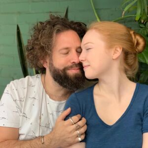 Molly C. Quinn Instagram - We started dating in 2015. We started living together in 2016, you were traveling all the time, but I always felt like I came first. Thank you for that. 2017 I started to realize you loved me for me, a person I was just discovering. 2018 I feel like we started to mind meld, meaning we felt freer to argue because neither of us were going anywhere. 2019 is the first year we’ve fully lived together, day to day. Taking care of each other, discovering weighted blankets, our friends really becoming OUR friends. Creating a shared family with Piper and Pikachu, building our own world. 
I cannot wait for you to wake up, so I can spend the day with you. I can’t wait to spend every day with you. 
You’re my best friend, Elan. 
Thank you for giving me 4 anniversaries to celebrate and counting! 
I love you.