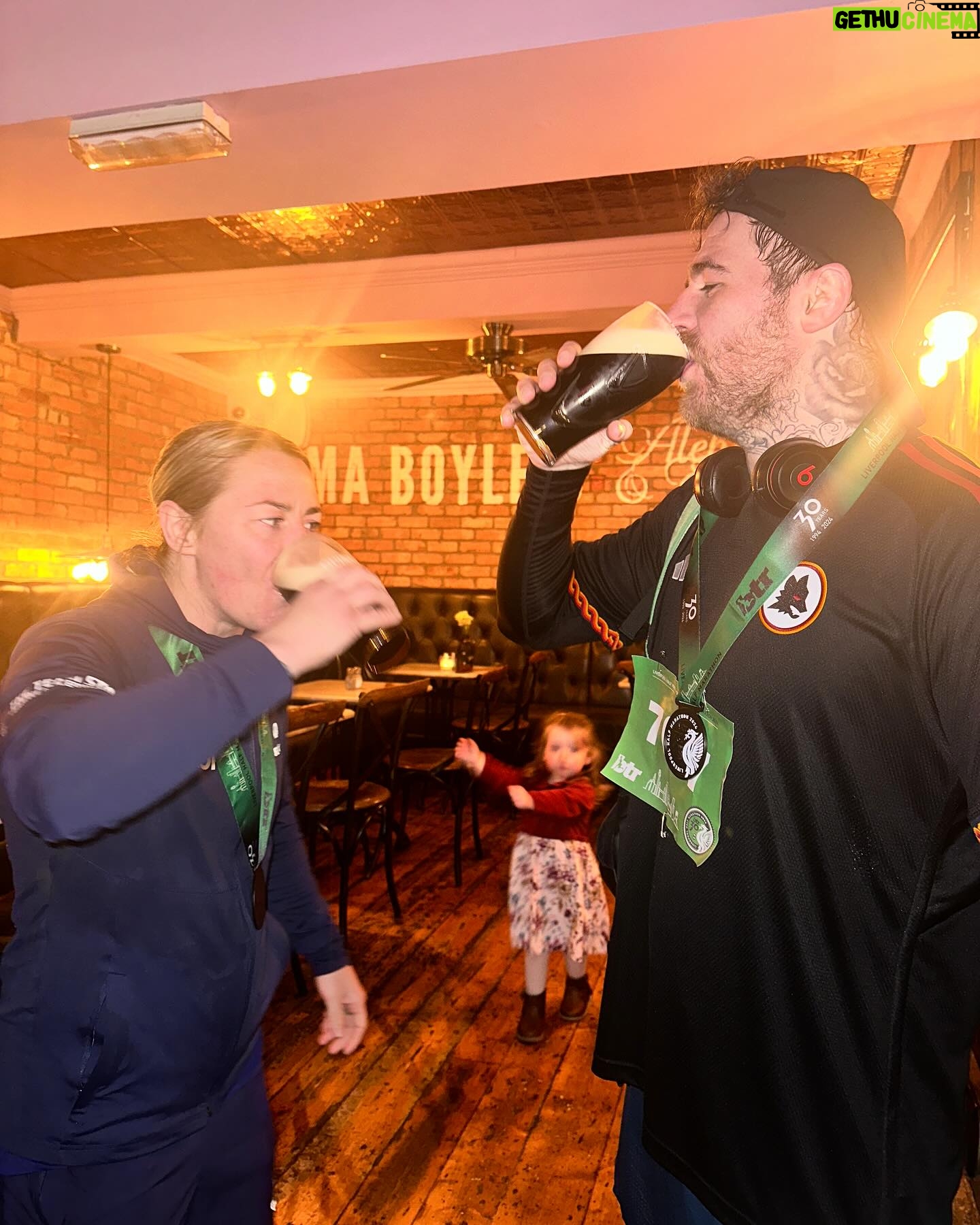 Molly McCann - 10K Likes - Lá fhéile Pádraig sona dhuit! Paddy’s day half marathon ✅ Guinness for brekkie ✅ see Yas at the Baltic… I ran today to raise money for our Ryan, the links in my bio if anyone fancies donating anything it’s all appreciated. Much love the firm