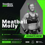 Molly McCann Instagram – Delighted to announce that I will be playing in #GoodisonKickabout on Saturday 18th May! 

A charity football event at Goodison Park to help raise money for the fantastic @Eitc. Donate now at www.evertoninthecommunity.org/donate/

You can watch all the action live at 5:30pm on kick.com/everton.