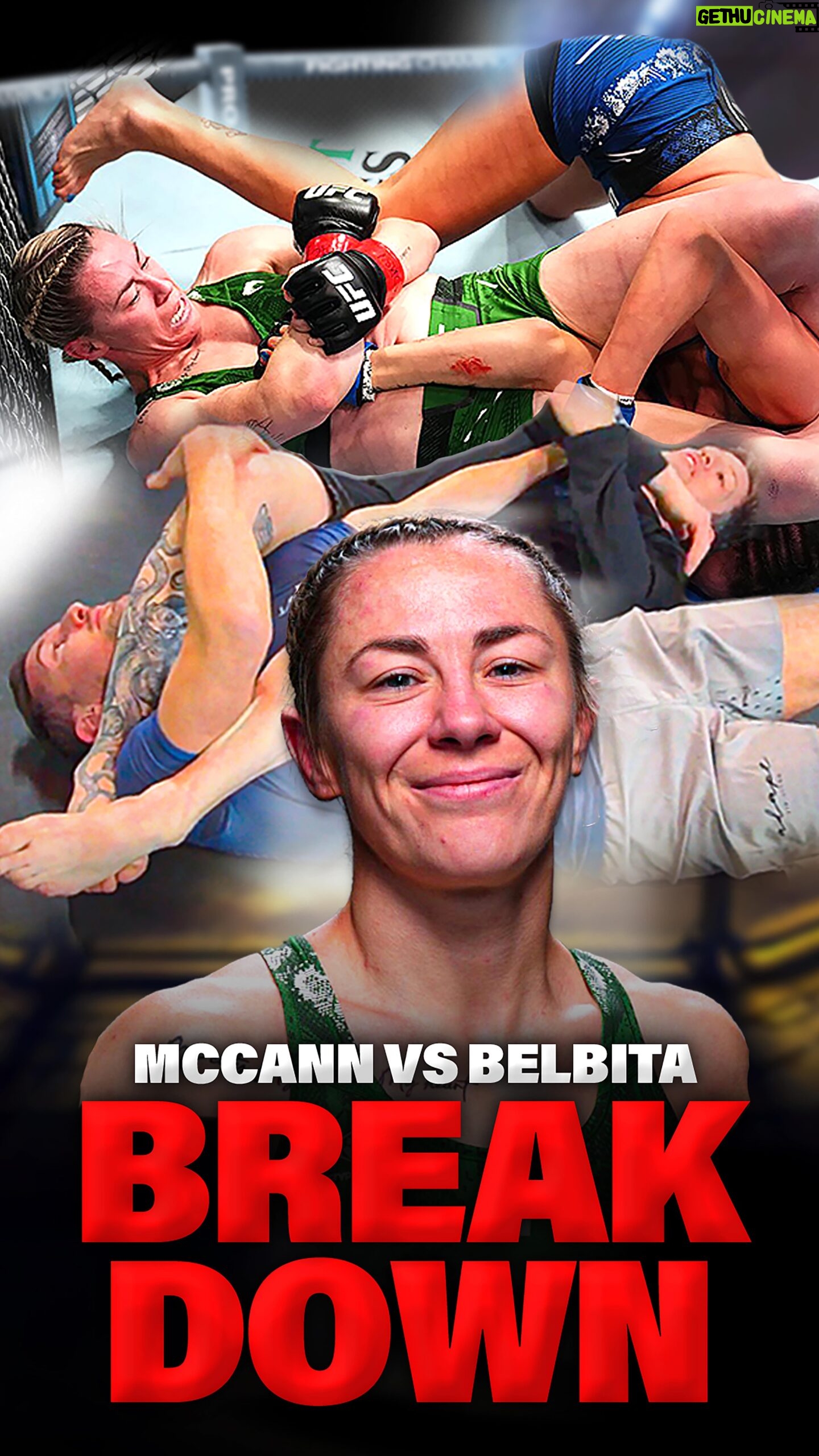 Molly McCann Instagram - Check out this BREAKDOWN of @meatballmolly ‘s armbar win at UFC Vegas 85. Extended version with possible defences on @ufcfightpass • #ufc #mollymccann #armbar #bjj #submission #ufcvegas85 #mma #ufcfightpass
