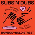 Molly McCann Instagram – This time next week we’ll be laying it down for the lovers on a special Valentine’s Subs ‘N Dubs event.
Grab your tickets for this special 4 course sit down via the @skiddleuk link in our bio or over at @polpetta_liverpool and @bamboobrunchandcocktails
4 Courses of food
4 Courses of DJs
And a special after party in the basement curated by @pimpgin