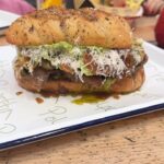Molly McCann Instagram – Easter Special, herb crusted lamb leg, rosemary salted crisps, hispi cabbage, red wine jus and a salsa verde… WOW get down to @polpetta_liverpool this weekend and we’re open Monday too! X