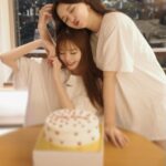 Momo Shitou Instagram - ㅤㅤㅤㅤㅤㅤㅤㅤㅤㅤㅤㅤㅤ もう2ヶ月前だけど… 誕生日が近い私達は毎年一緒にお祝いを🥂