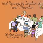 Mona Chalabi Instagram - I was going to draw people on toilets simultaneously eating and pooing but I didn't think you'd keep swiping. Source: U.S. Centers for Disease Control and Prevention, 2009-2015