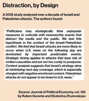 Mona Chalabi Instagram - In 2002, Moshe Ya’alon (who was then the chief of staff for the Israeli Defense Forces) said “This is first and foremost a war of ideology, and as such the media factor, the psychological impact of our actions, is critical. If we understand that a photograph of a tank speaks against us on CNN, we can take this into account in our decision as to whether or not to send in the tank.”