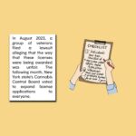 Mona Chalabi Instagram - Take a look at New York, where weed is skanky and sometimes dangerous. This month, the state's cannabis control board voted to expand license applications to everyone. This is why they did it… (I’m trying a new style of explaining outliers for @guardian)