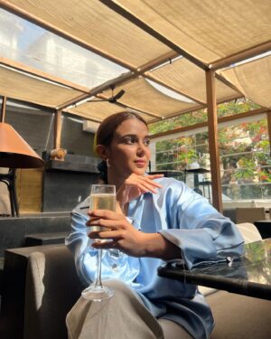 Monica Chaudhary Instagram - Nothing, just a girl looking at the life she is building for herself 🕊