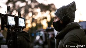 Monica Raymund Instagram - Watch all new @hightown episode on @starz ! I look very intense in this photo as I’m directing this episode.. mostly because I was bouncing between being in front of and behind the camera. I love this crew and show so much. I hope you enjoy 😊