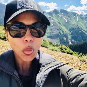 Monica Raymund Instagram - Dirt. Mountain. ATV. Oh my.