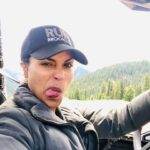 Monica Raymund Instagram - Dirt. Mountain. ATV. Oh my.