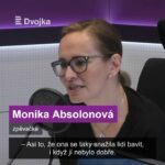 Monika Absolonová Instagram – Herečka a zpěvačka Monika Absolonová o nové roli v Blízkých setkáních Adély Gondíkové na Dvojce: Judy Garland chtěla lidi bavit, i když jí nebylo dobře. To máme společné. Celé video na webu Dvojky.