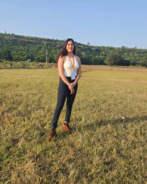 Monika Bhadoriya Instagram - Take only memories, leave only footprints♡