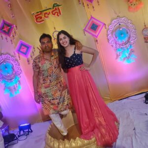 Monika Bhadoriya Instagram - Veer di wedding ❤️❤️❤️