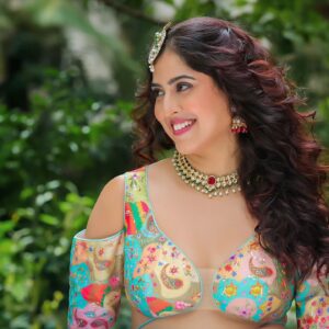 Monika Bhadoriya Instagram - You’re braver than you believe, and stronger than you seem, and smarter than you think.
:
:
Designed by - @veronica_raichand 
Photography - @modelstudio_mumbai