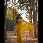 Monika Bhadoriya Instagram - Saree ❤️ 😊