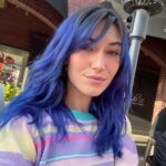 Moon Suicide Instagram - blue hair was a very cute moment for me 🤔💙