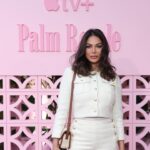 Moran Atias Instagram - I live in this duel reality - one that celebrates story telling from my constant working in class all the way to red carpet premieres and one that is my homeland’s struggle for peace and security. In Madonna’s last concert she said “don’t forget where you come from” and I try to not so it can lead my life and art with compassion and love to where I want to go so on my heart a pin to remind me and you . @appletv new show Palm Royale is a fun escape with mystery and humor can’t wait to see the next episode that airs this week with the Uber talented cast led by Kristin wig and @ricky_martin 🌴 And for my cute look thank you to @thealist.us @jcrew And the one and only @yanivkatzav