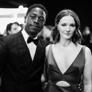 Morfydd Clark Instagram - Dydd gwyl dewi hapus happy saint davids day went to the BAFTAs with my lovely costar David