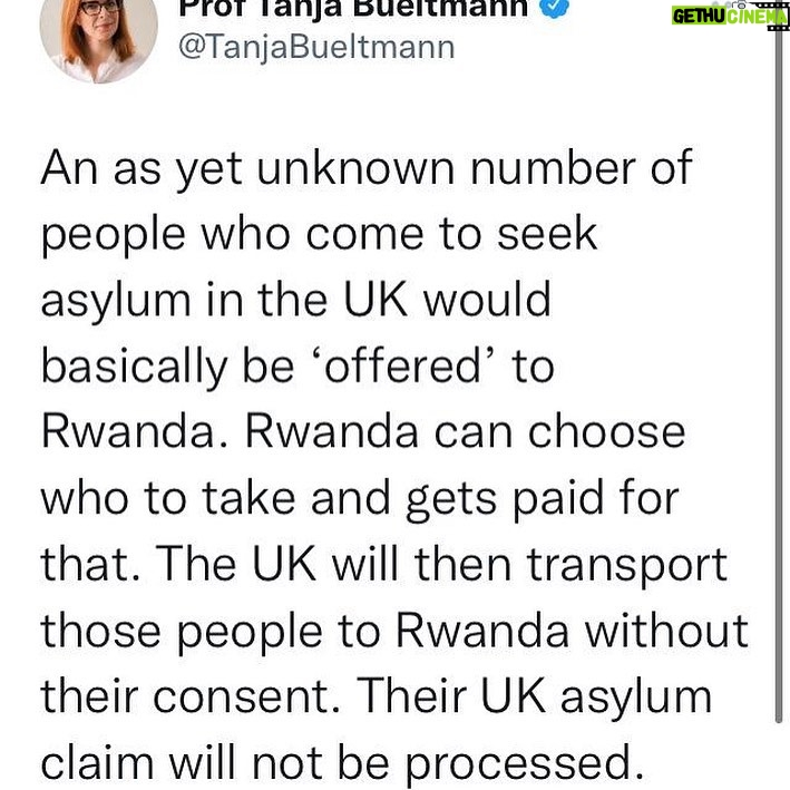 Morfydd Clark Instagram - No offshoring no deportations. Stop the Rwanda flight
