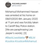 Morfydd Clark Instagram - Happened in Cardiff. A life taken a space forever where he should be #BLM #justice4mohamud #welshblacklivesmatter