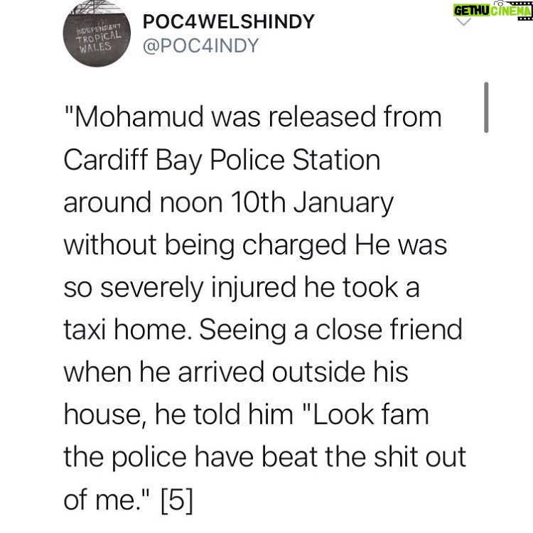 Morfydd Clark Instagram - Happened in Cardiff. A life taken a space forever where he should be #BLM #justice4mohamud #welshblacklivesmatter
