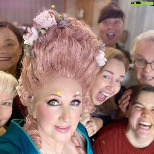Morgan Fairchild - 1.2K Likes - #OnMyWalk to the biggest wig I’ve ever worn in a show. And, no, I don’t wear it through the whole show, thank God!! Always A Bridesmaid presents a few challenges, but our cast at @newtheatrekc is always up for it! #BeKind Sending Love To You All💗🎉🎊🌷🎊🦋💗🎊💗🎉💗🌷💗🦋💗🎊💗🎉💗🌷💗🦋💗🎊