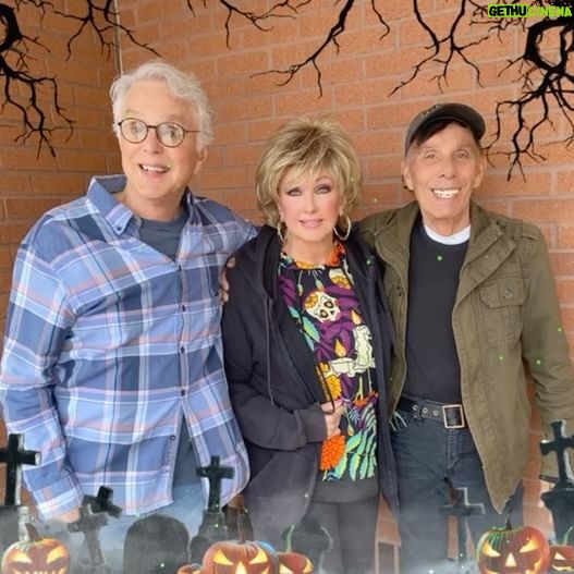 Morgan Fairchild - 854 Likes - #OnMyWalk to lunch with Richard Carrothers & Dennis Hennessy, owners/directors at @newtheatrekc & great friends! I love my silly #Halloween shirt & mask is on the table (under the tombstone) #HappyHalloween #Spooky Sending Love To You All🎃🐈⬛🎃👻🎃🧙♀️🎃☠️🧛🎃🐈⬛🎃👻🎃🧙♀️🎃☠️🎃🧛🎃🐈⬛🎃👻🎃🧙♀️🎃☠️🎃🧛🎃🐈⬛🎃👻🎃🧙♀️🎃☠️🎃🧛🎃🐈⬛🎃👻🎃🧙♀️🎃