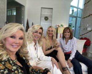 Morgan Fairchild Instagram - #OnMyWalk to our fun, fabulous set for #LadiesOfThe80s #ADivasChristmas with @thedonnamills Nicolette Sheridan & @lindagray_ ! Catch us this Saturday, Dec 2 at 8pm ET/7pm CT on @lifetimetv #HappyHolidays💗🎉💗🎅🏻💗🎄💗🎁💗🎉💗🎅🏻💗🎄💗🎁💗🎉💗🎅🏻💗🎄💗🎁💗🎉🎅🏻💗🎄💗🎁💗🎉💗