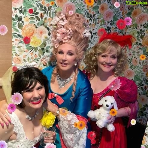 Morgan Fairchild - 855 Likes - #OnMyWalk to a sneak look backstage as we get ready to go on. Obviously, much silliness ensues! Off with their heads! All at @newtheatrekc in Always A Bridesmaid! #BeKind #ReachOut #MaskUp Sending Love To You All💗🎉💗🌷💗🦋💗🎉💗🌷💗🦋💗🎉💗🌷💗🦋🎉💗🌷💗🦋💗🎉💗🌷💗🦋💗🎉💗🌷💗🦋💗