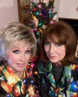 Morgan Fairchild Instagram - #OnMyWalk with @CathrynHartt to wish you a fabulously #HappyNewYear! May 2024 bring you #Peace #Joy #Health #Prosperity #Dreams #Love #BeKind #ReachOut #MaskUp Sending Love To You All💗🎉💗🌷💗🥳💗🎊💗🎉💗🌷💗🥳💗🎊💗🎉💗🌷💗🥳💗🎊